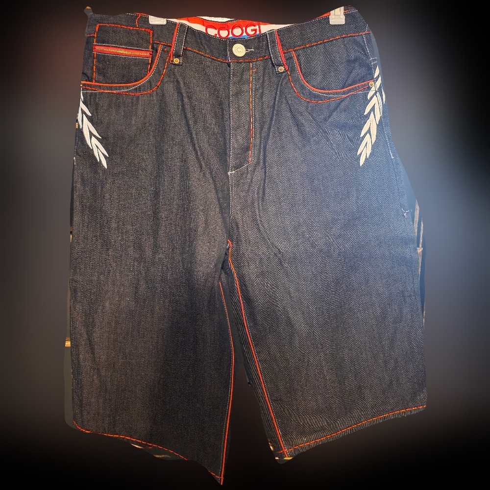 Coogie Black Jean Shorts